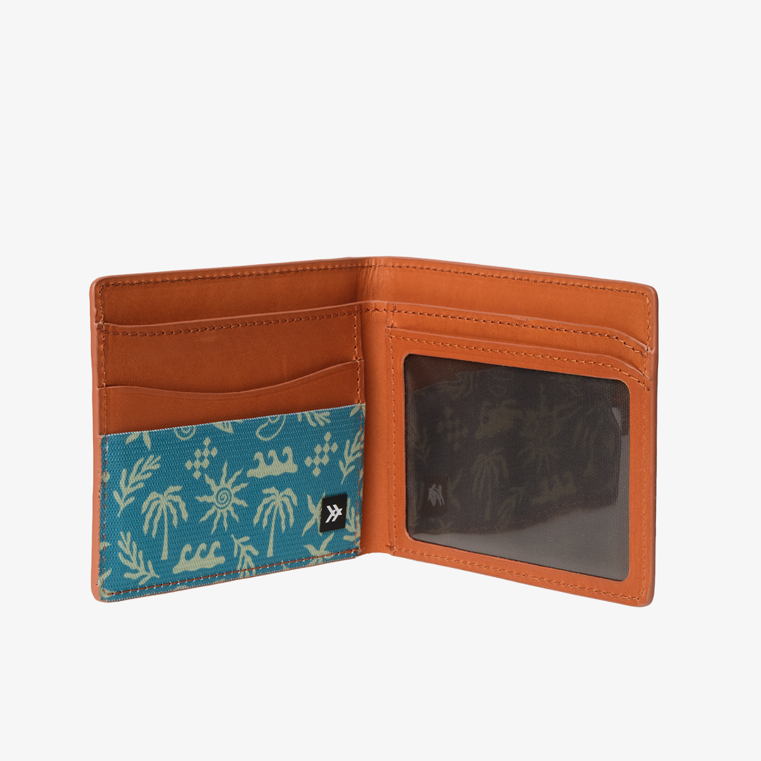 Vegan Leather Bifold Wallet - High Tide - Thread®