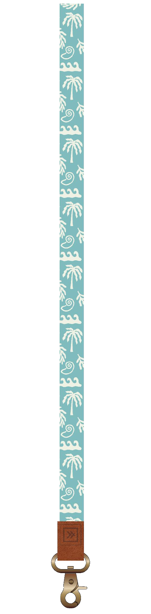 High Tide Blue Neck Lanyard