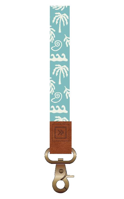 High Tide Blue Wristlet Keychain