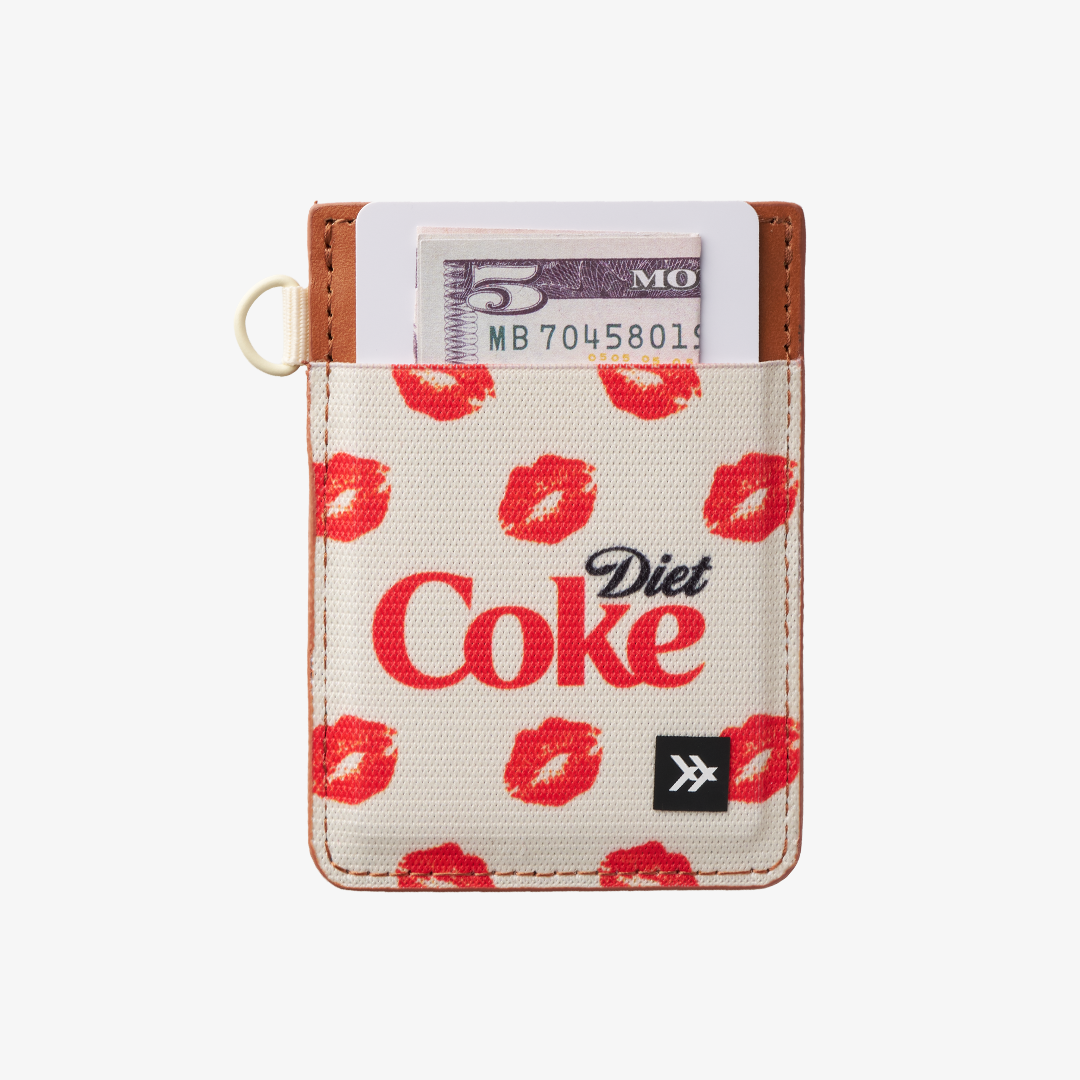 Vertical Leather Wallet - Diet Coke Kiss - Thread®