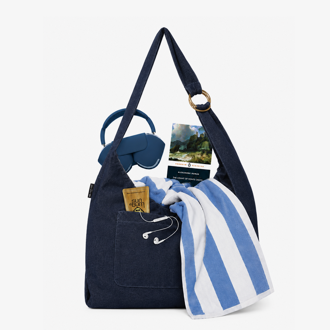 Large Slouchy Shoulder Bag - Denim - Thread®