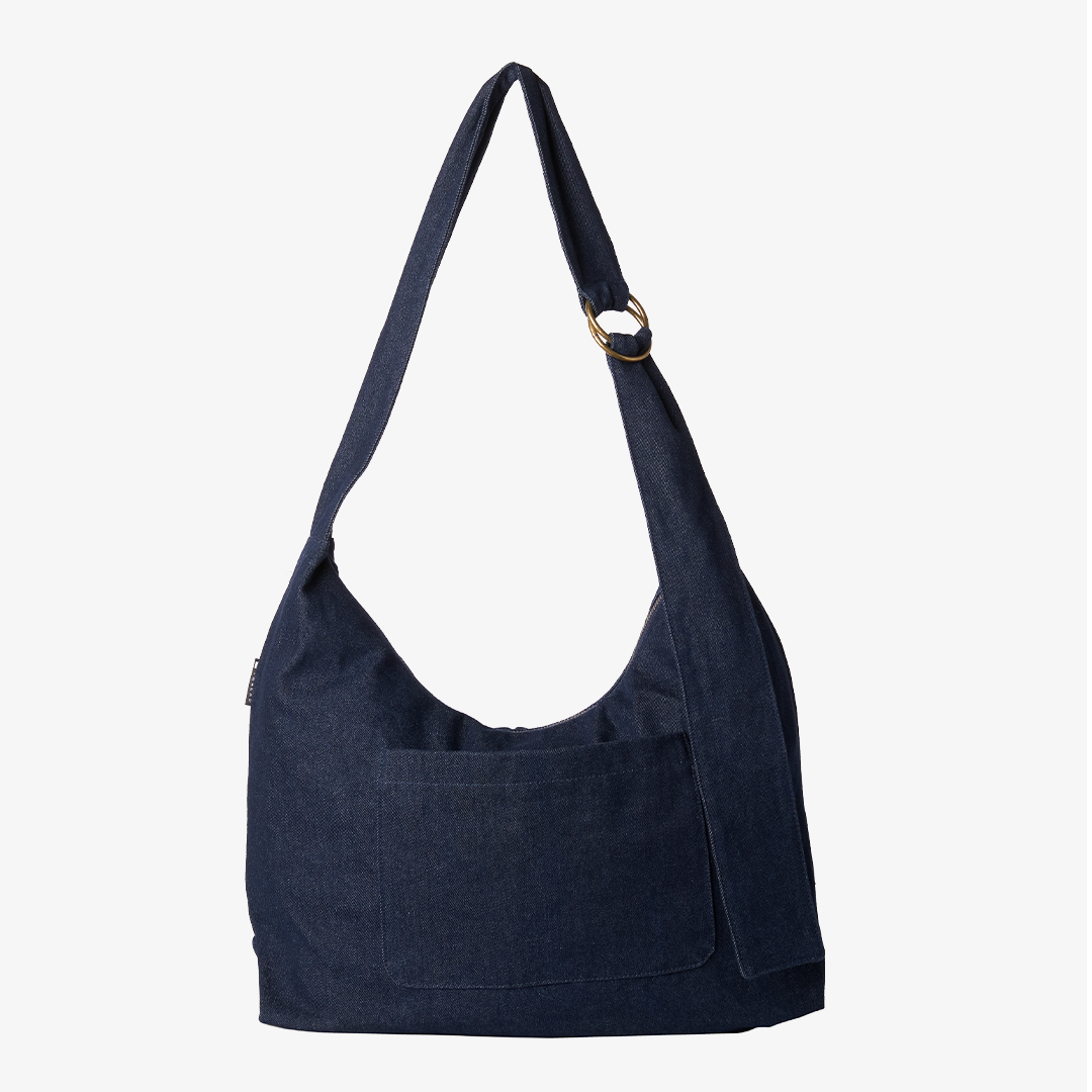Large Slouchy Shoulder Bag - Denim - Thread®