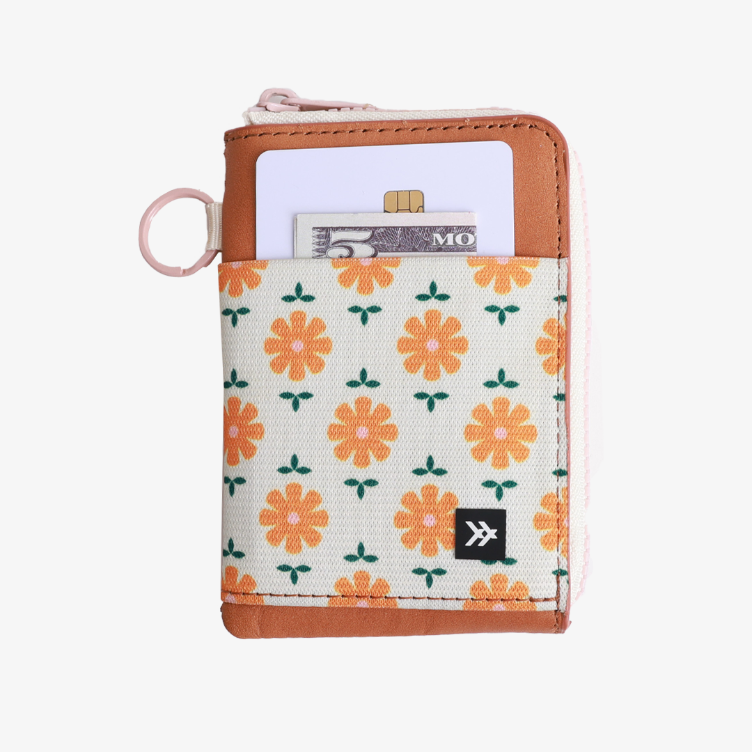 Leather Zip Wallet - Daisy - Thread®