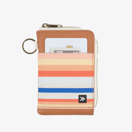 Leather Zip Wallet - Renae Peach - Thread®