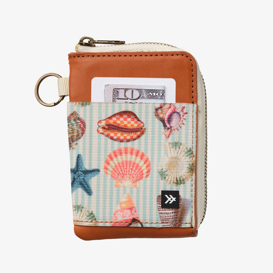 Shells - Leather Zip Wallet