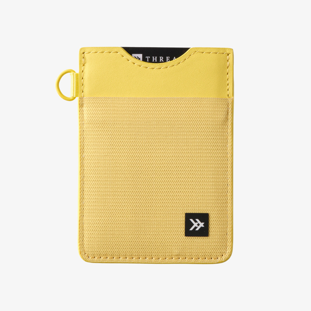 Vertical Leather Wallet - Lemon - Thread®