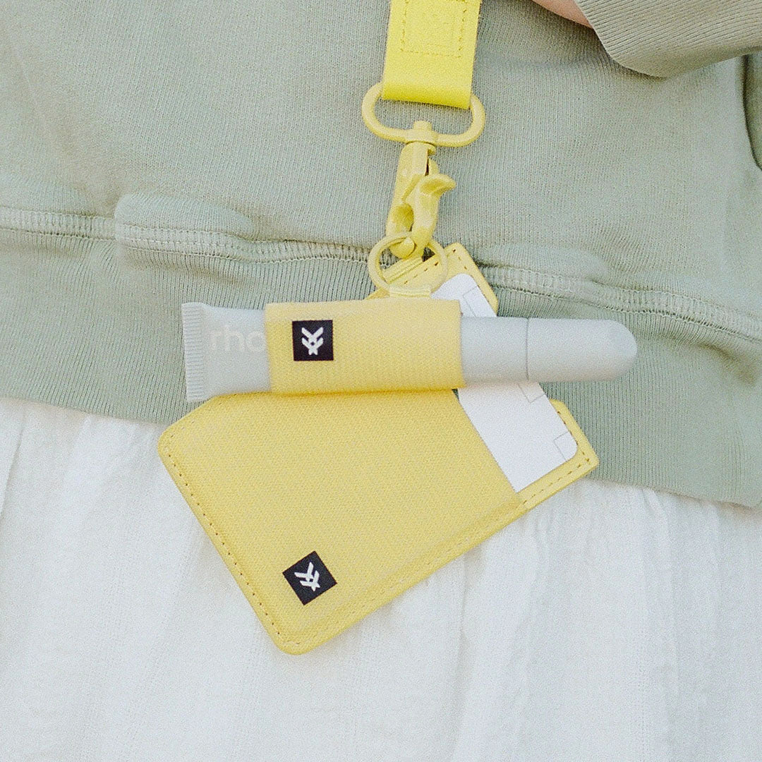 Vertical Leather Wallet - Lemon - Thread®