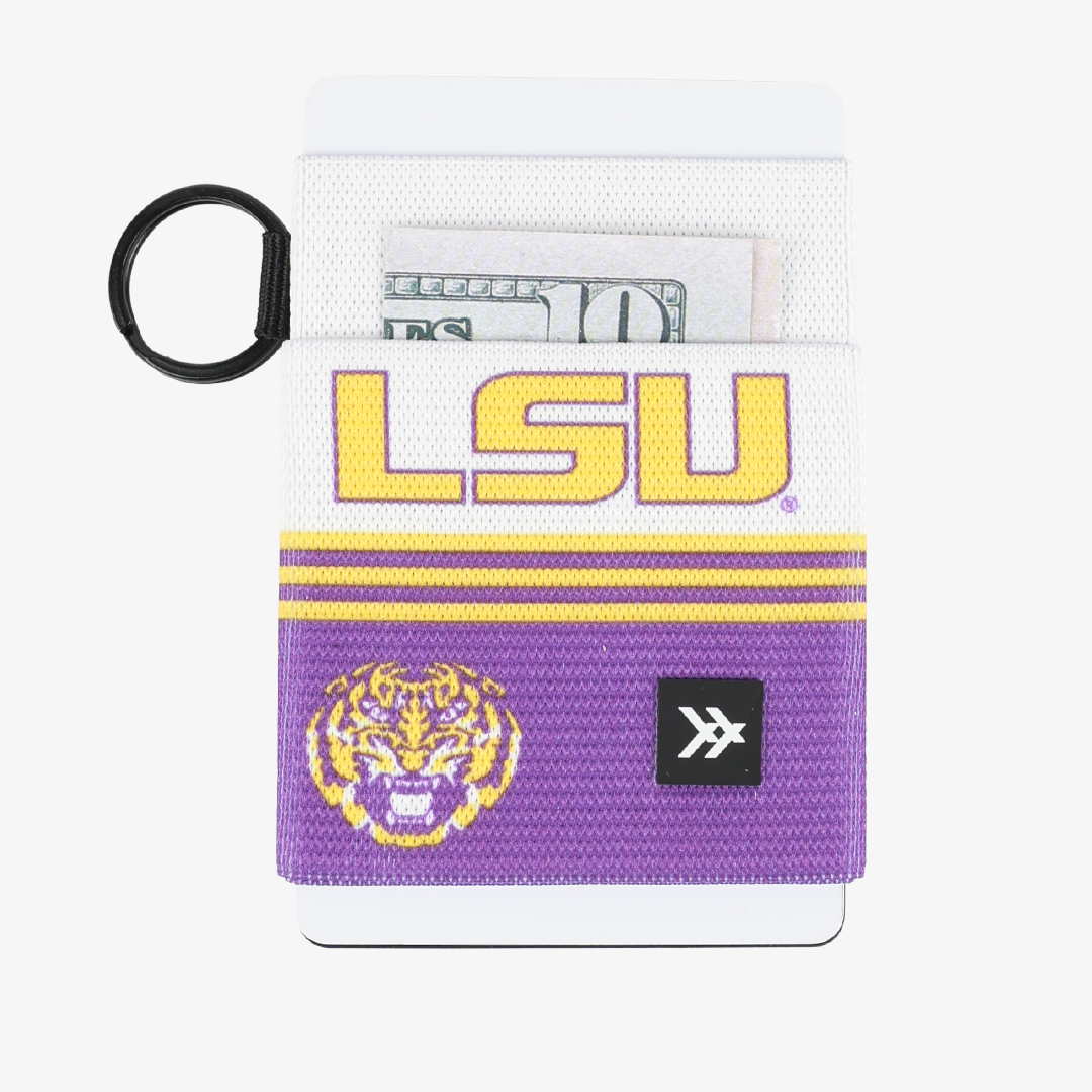 Elastic Wallet - LSU White - Thread®