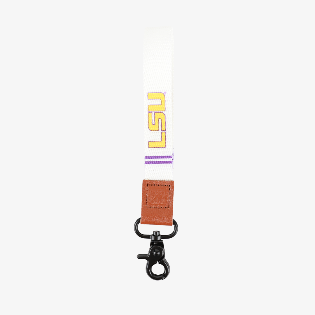 Wristlet Keychain - LSU White - Thread®