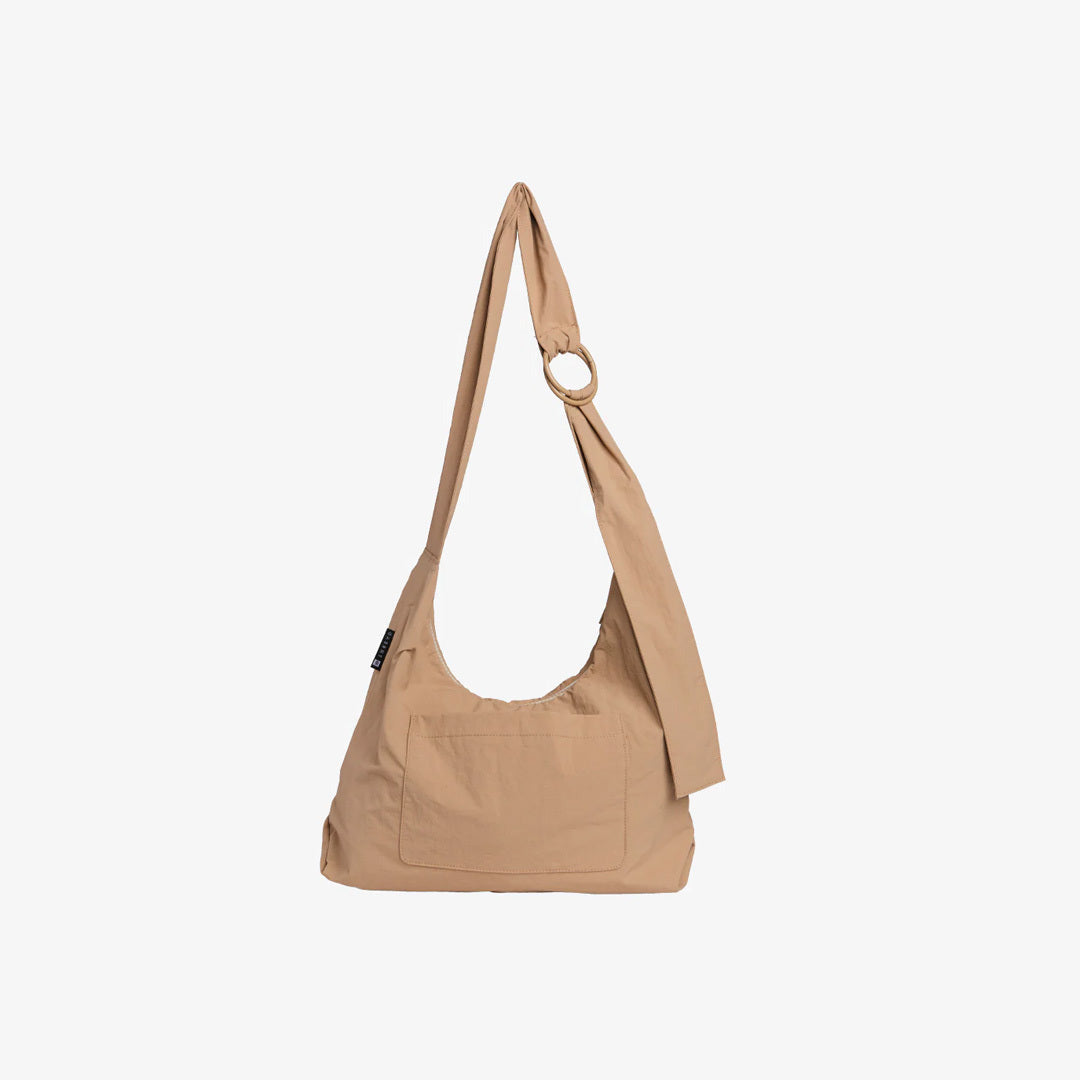 Small Slouchy Shoulder Bag - Sand - Thread®