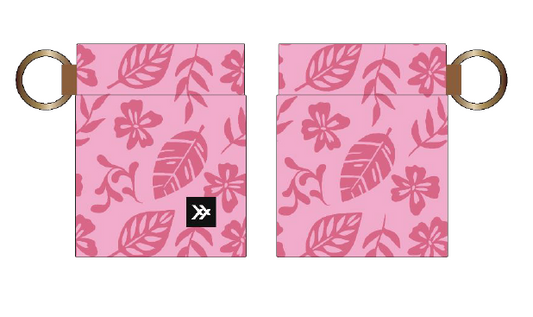 Pink Tropic Elastic Wallet