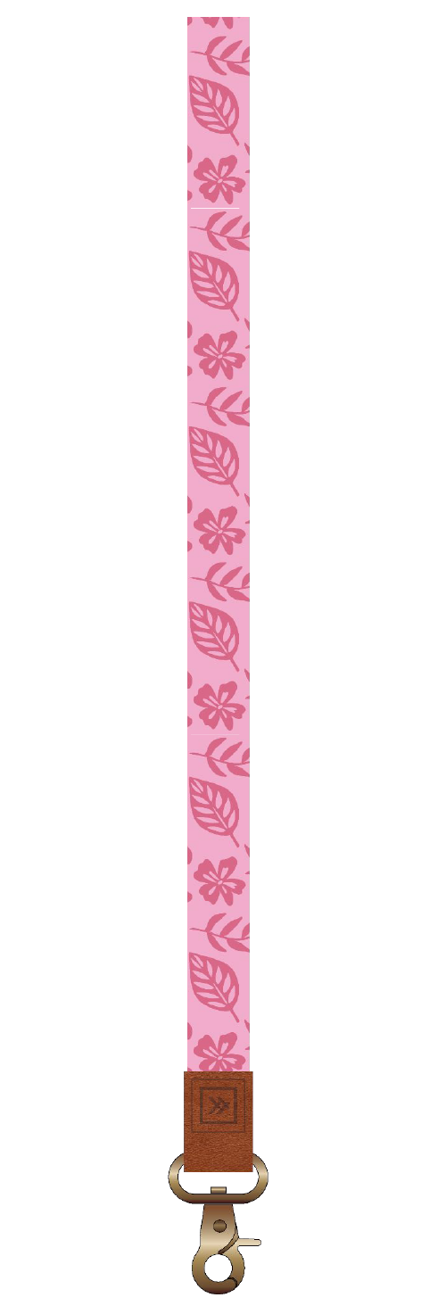 Pink Tropic Neck Lanyard