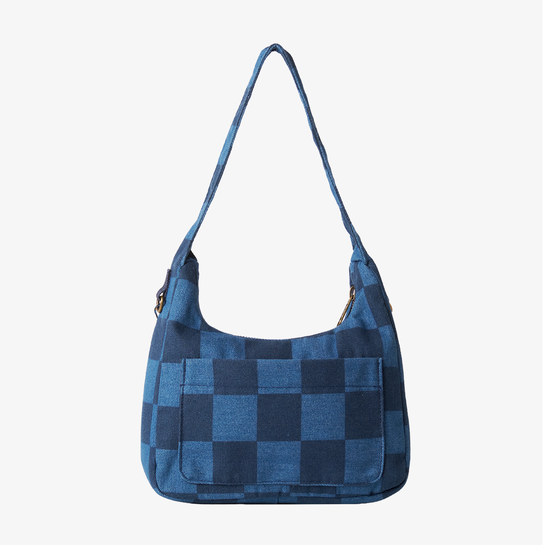 Penny Shoulder Bag - Denim Check - Thread®