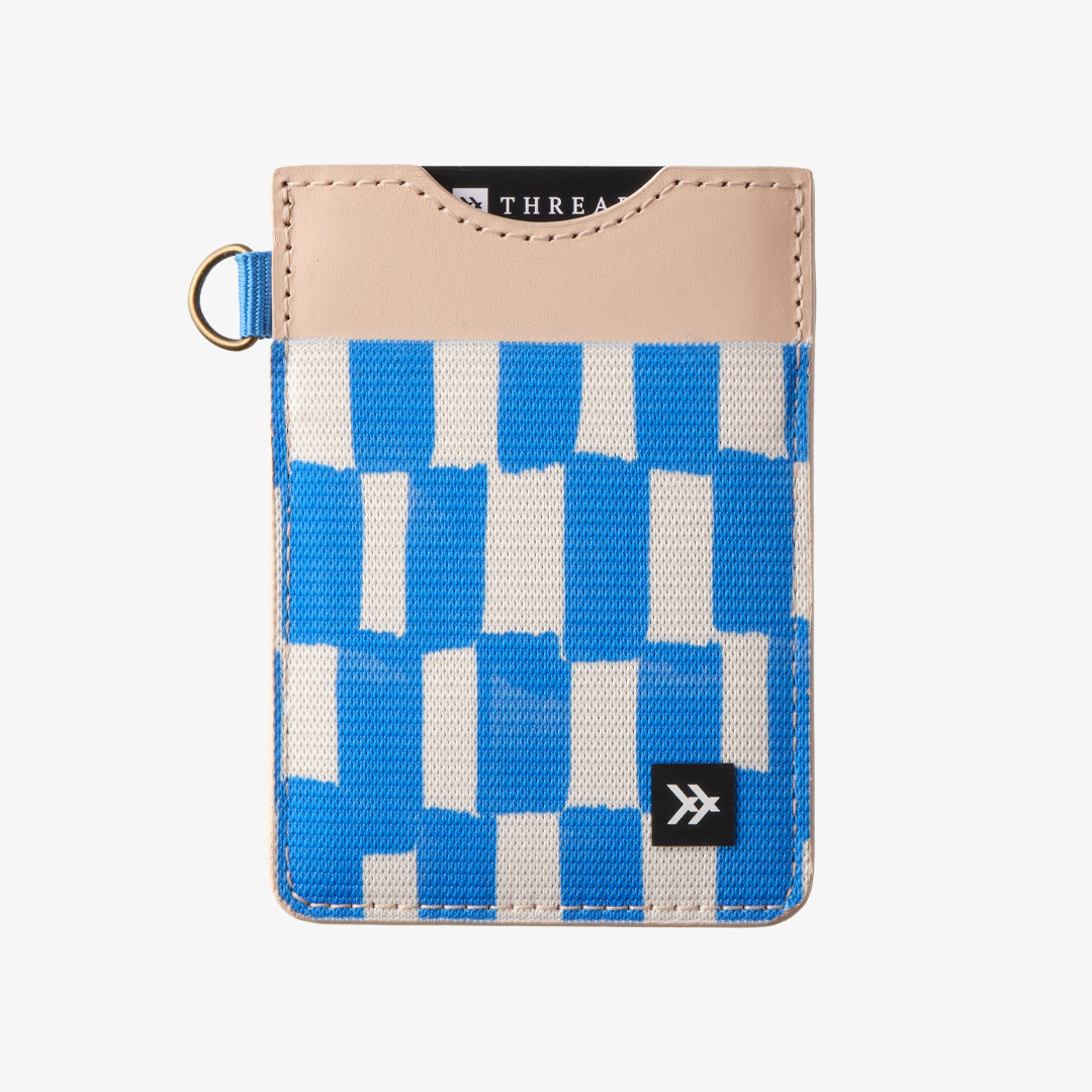 Vertical Leather Wallet - Scout Royal - Thread®