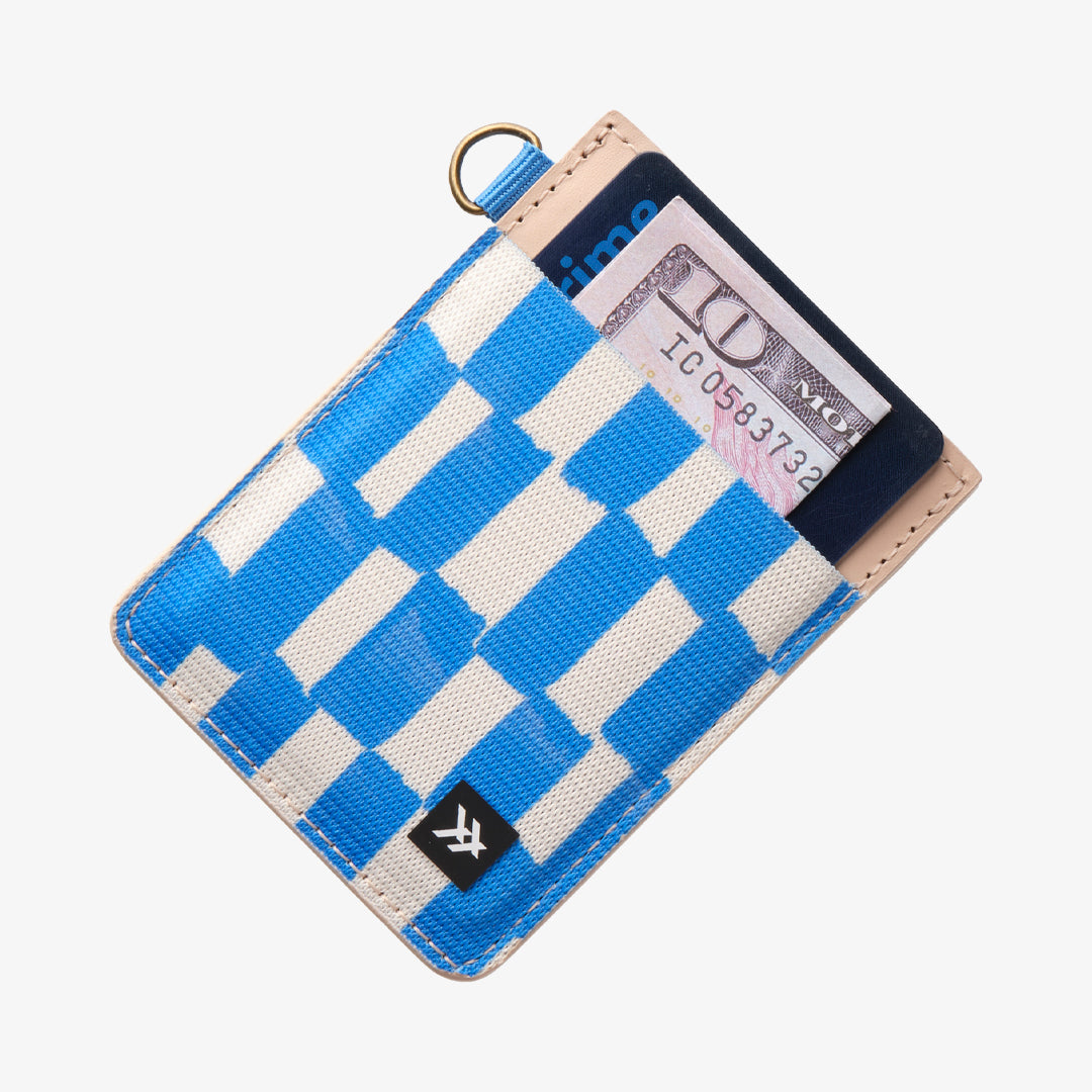 Vertical Leather Wallet - Scout Royal - Thread®