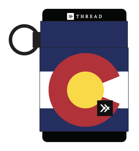 Colorado State Flag Elastic Wallet