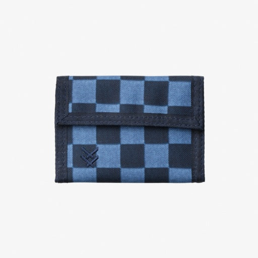 Denim Check Velcro Bifold Wallet