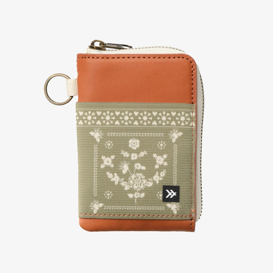 Leather Zip Wallet - Sawyer Olive - Thread®