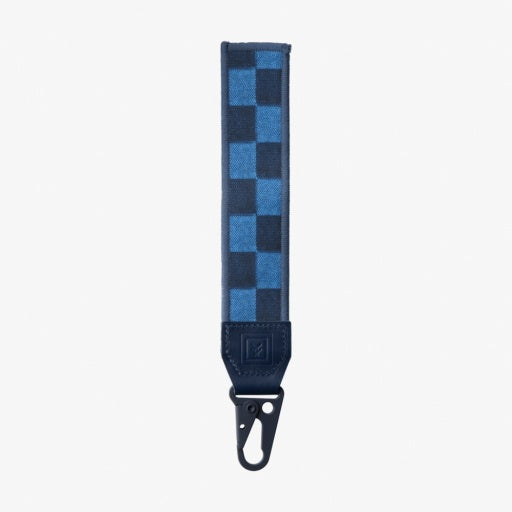 Denim Check - Explorer Key Tag