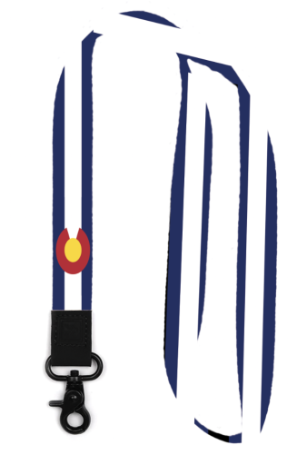 Colorado State Flag Neck Lanyard