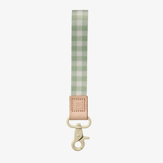 Wristlet Keychain - Green Gingham - Thread®