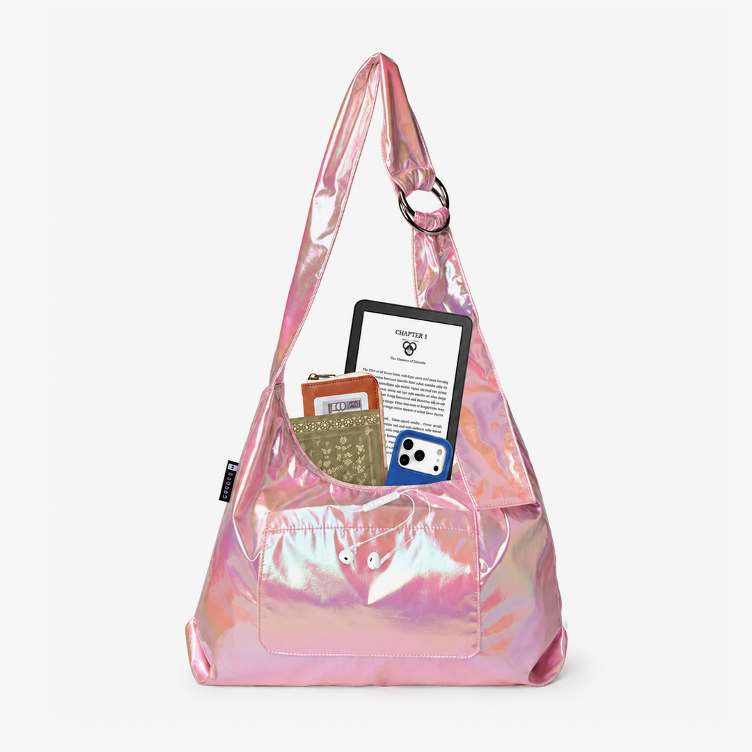 Small Slouchy Shoulder Bag - Metallic - Thread®