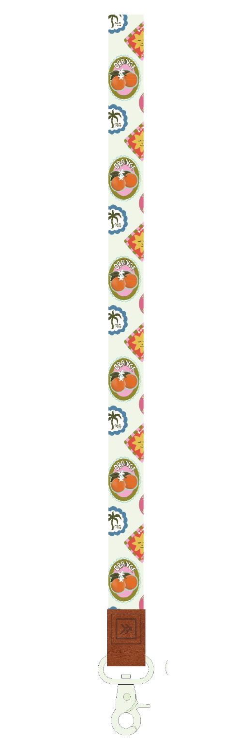 Florida Stamps Neck Lanyard