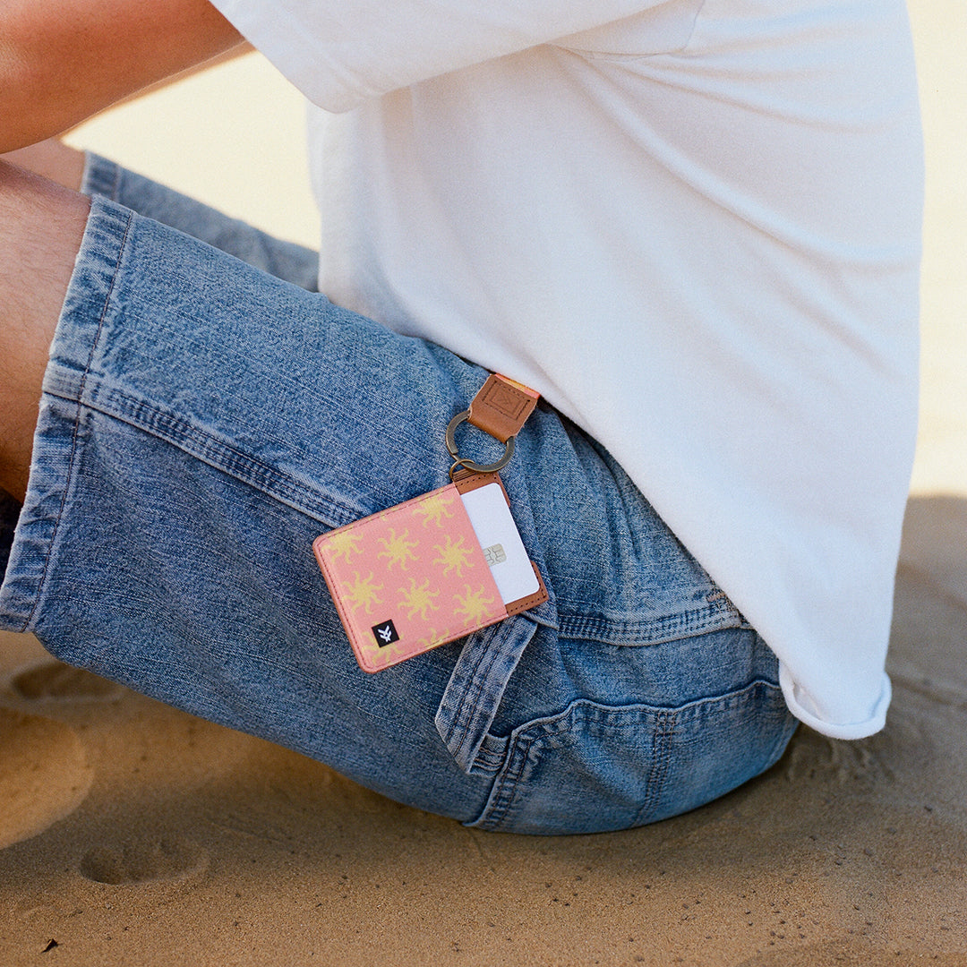 Vertical Leather Wallet - Star Daze - Thread®