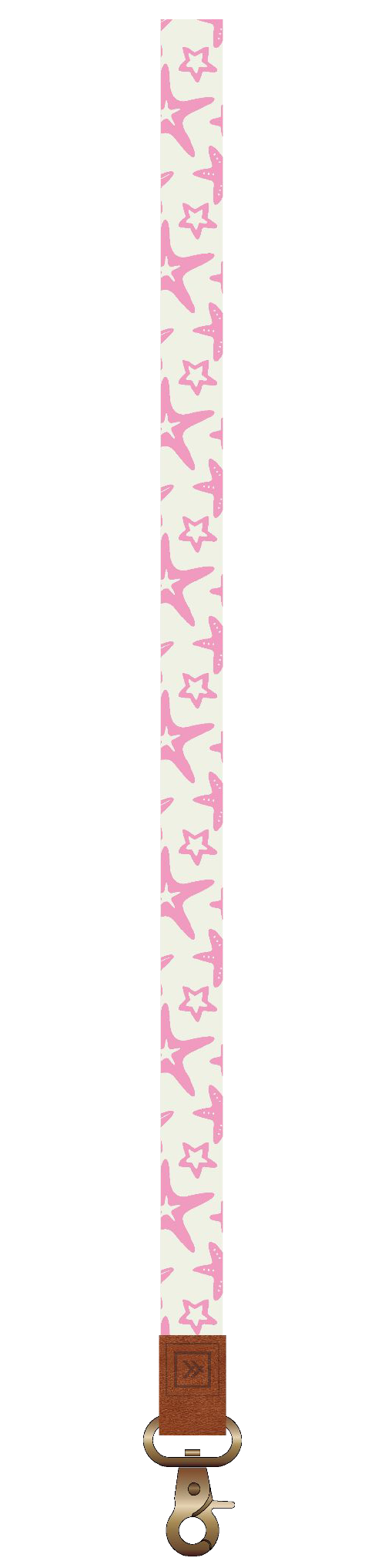 Starfish Pink Neck Lanyard