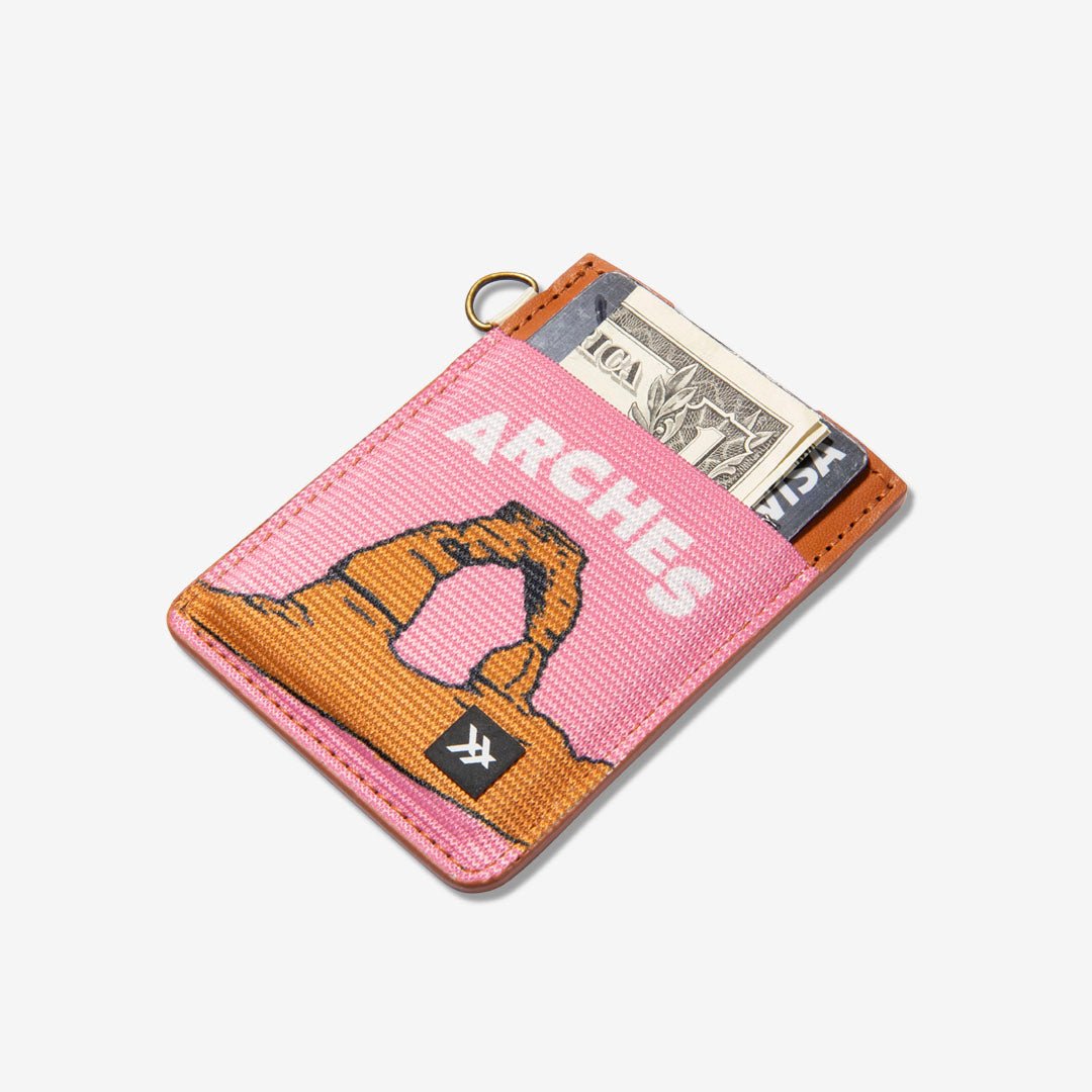 Vertical Leather Wallet - Arches - Thread®