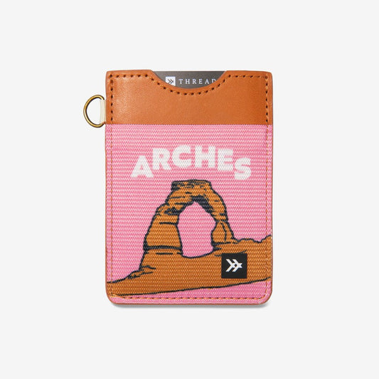 Vertical Leather Wallet - Arches - Thread®