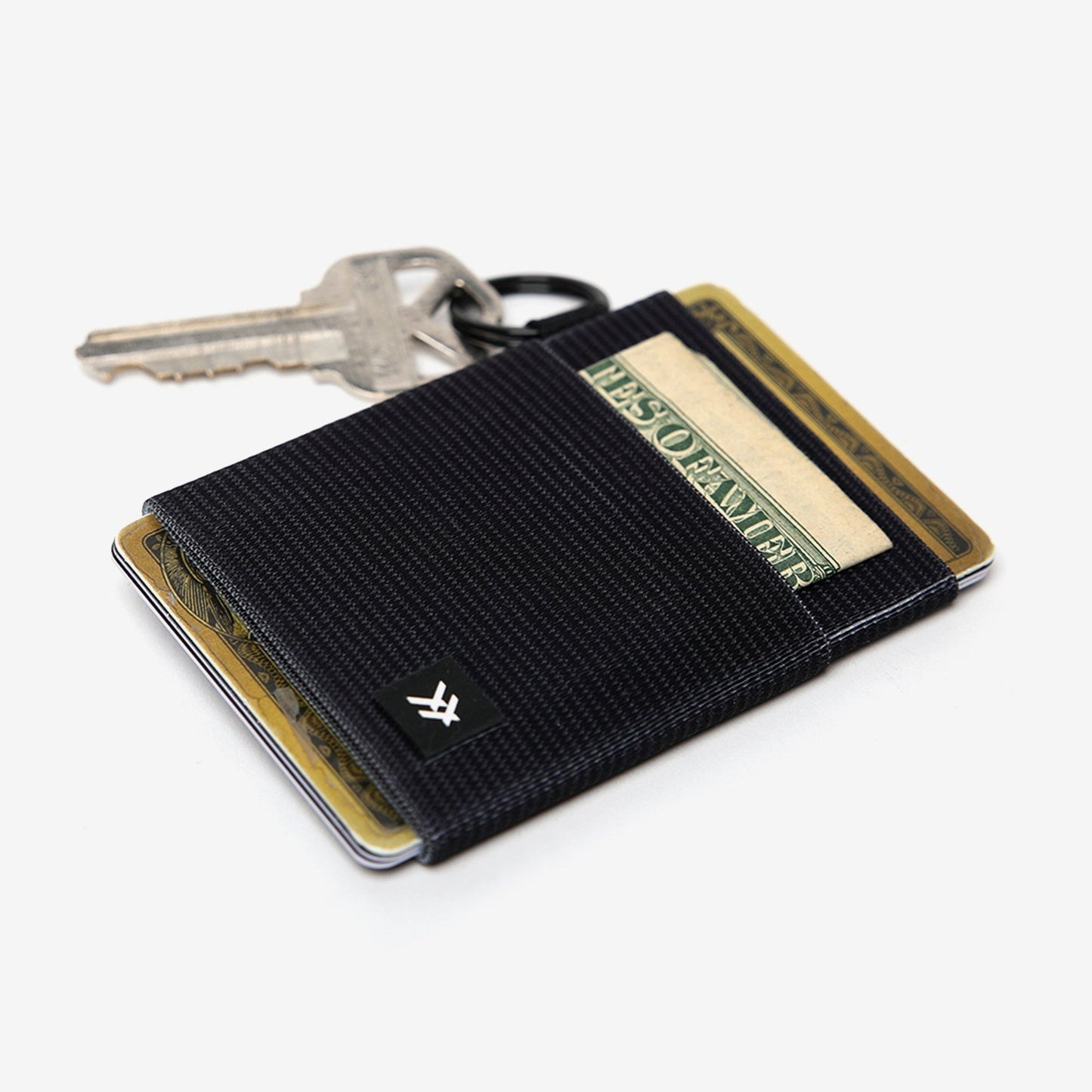 Elastic Wallet - Black - Thread