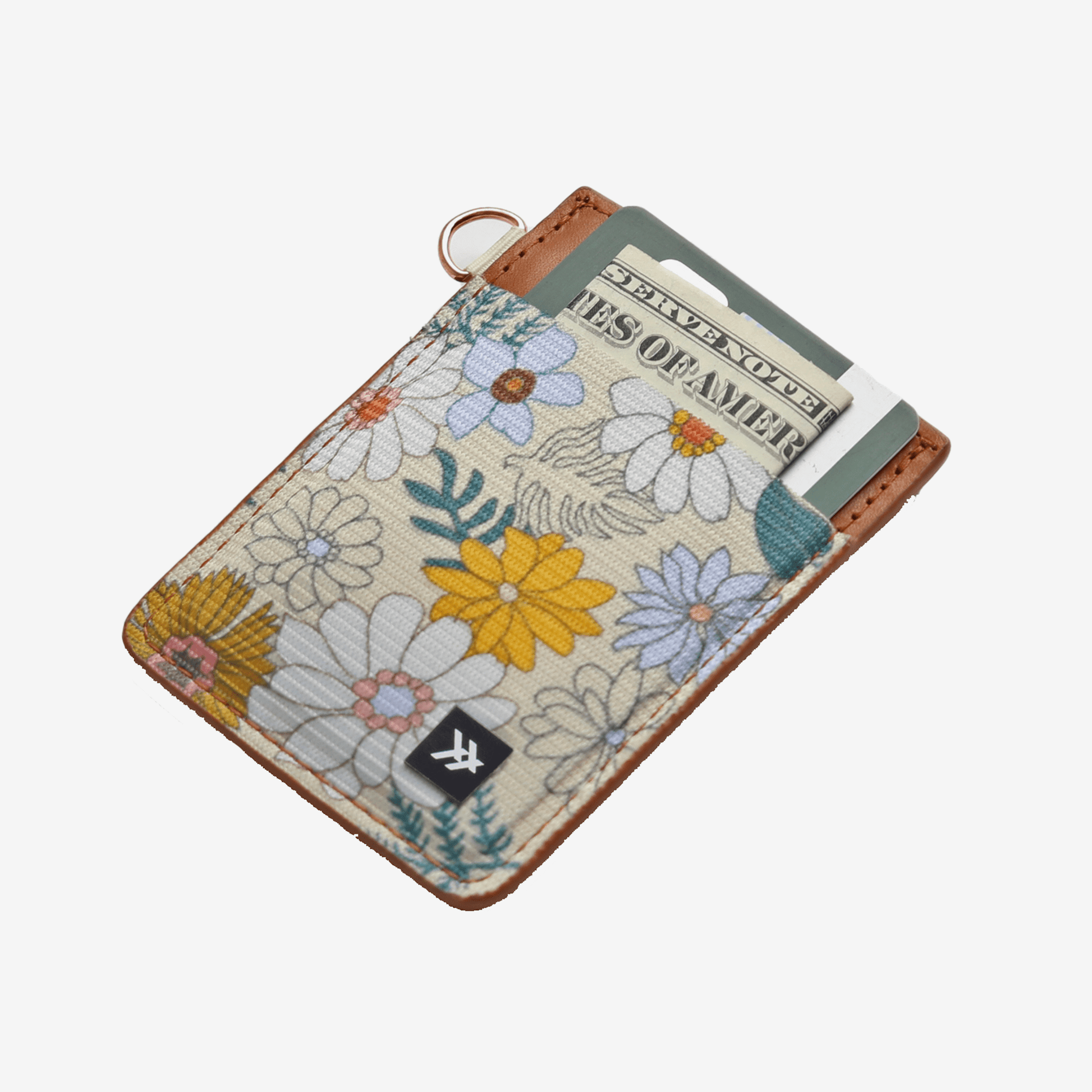 Vertical Leather Wallet - Blossom - Thread®