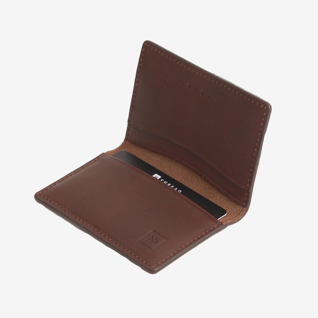 Leather Bifold Wallet - Chocolate - Thread®