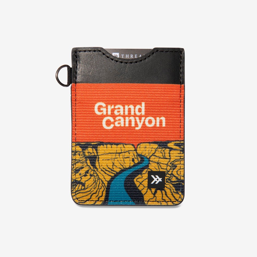 Vertical Leather Wallet - Grand Canyon - Thread®