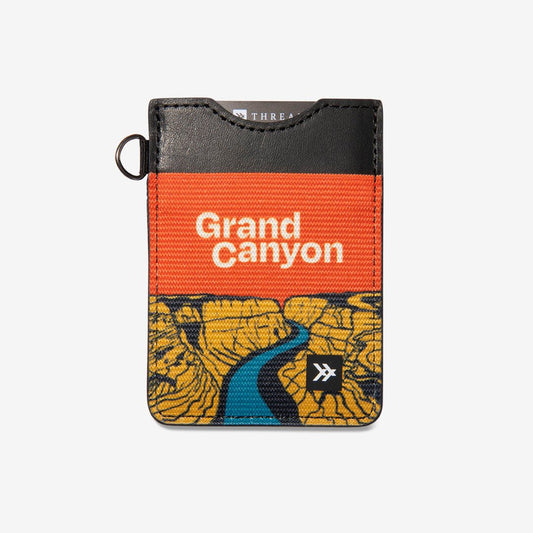 Vertical Leather Wallet - Grand Canyon - Thread®