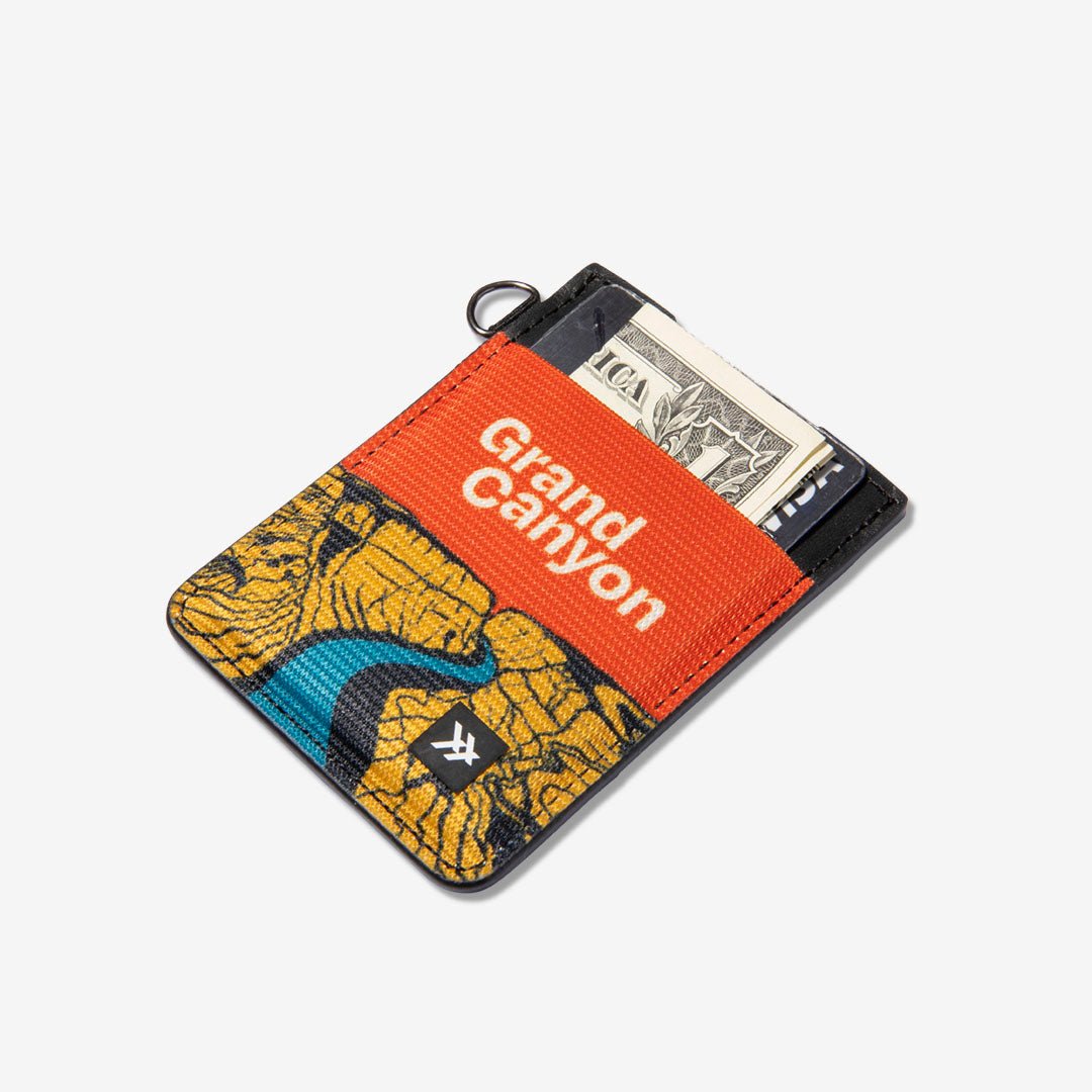 Vertical Leather Wallet - Grand Canyon - Thread®