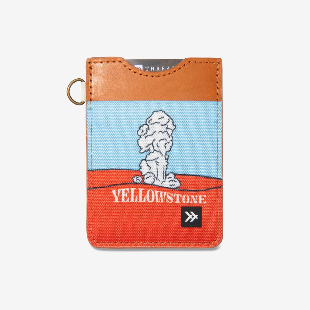 Vertical Leather Wallet - Yellowstone - Thread®
