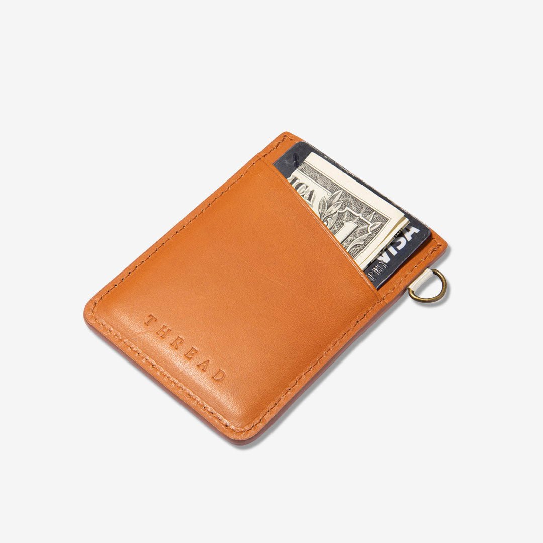 Vertical Leather Wallet - Yellowstone - Thread®