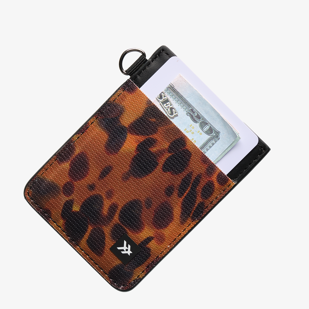 Vertical Leather Wallet - Tortoise - Thread®