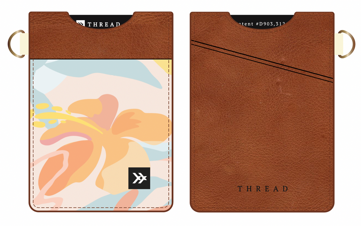Ke Iki Vertical Leather Wallet