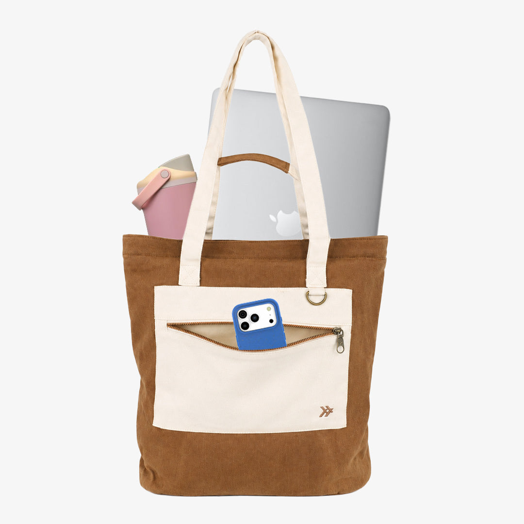 Utility Tote Bag - Camel Canvas - Thread®
