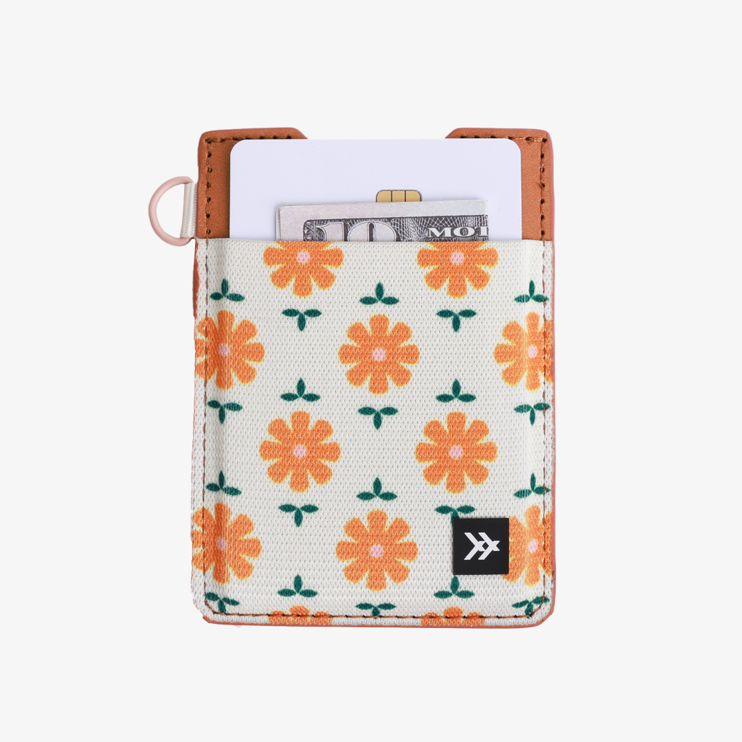 Vertical Leather Wallet - Daisy - Thread®