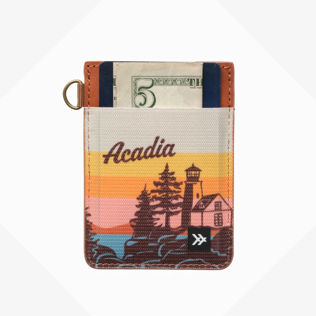 Acadia Vertical Leather Wallet