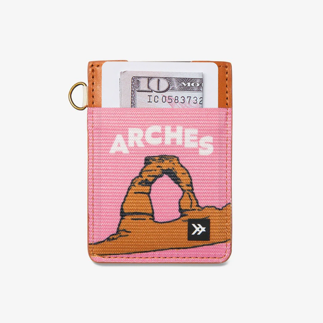 Arches Vertical Leather Wallet