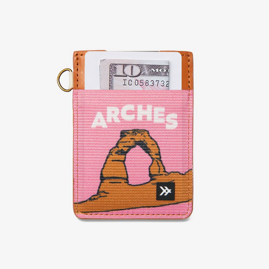Arches Vertical Leather Wallet