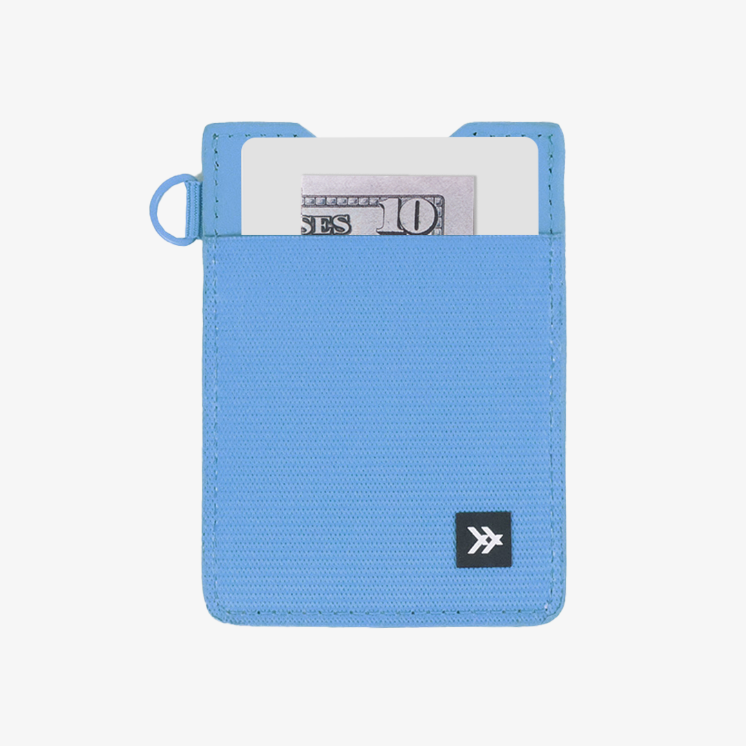 Vertical Leather Wallet - Cornflower - Thread®