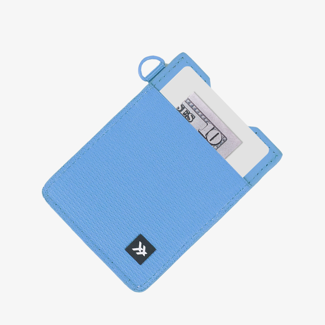 Vertical Leather Wallet - Cornflower - Thread®