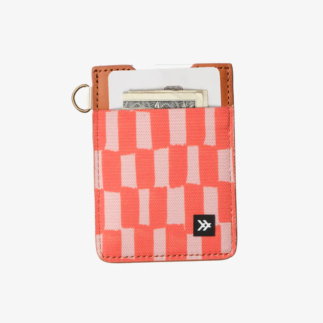 Scout Peach Vertical Leather Wallet