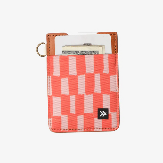 Scout Peach Vertical Leather Wallet
